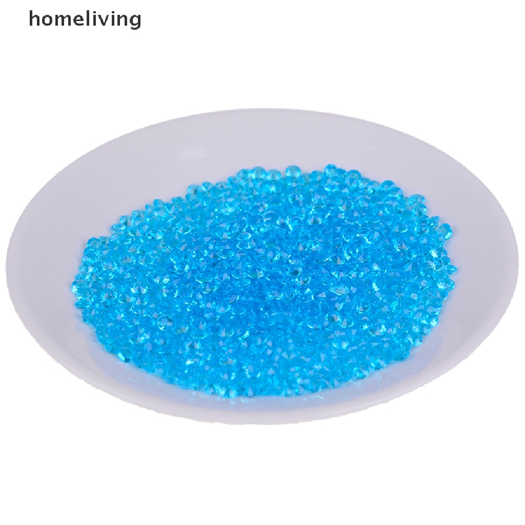 1000 Hạt Cườm Tinh Thể Kim Cương 4mm Trang Trí Bàn Tiệc Cưới