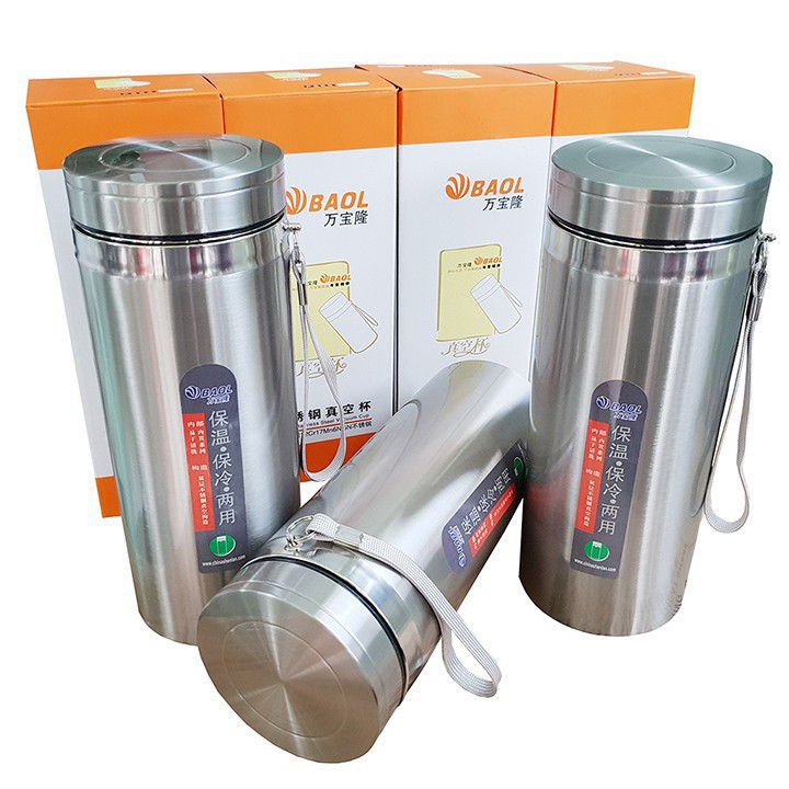 Bình giữ nhiệt inox có nắp lớn 1200ml chính hãng chất lượng [BH 12T]
