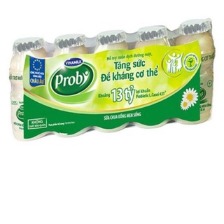 Sữa chua uống Vinamilk Probi có đường, chai 65ml (Lốc 5 chai)