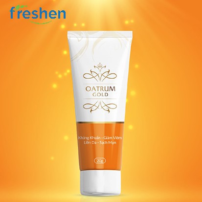 Kem bôi mụn Oatrum Gold giúp kháng khuẩn, giảm viêm, sạch mụn tuýp 20g