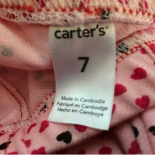 Combo 4 quần carter cotton da cá