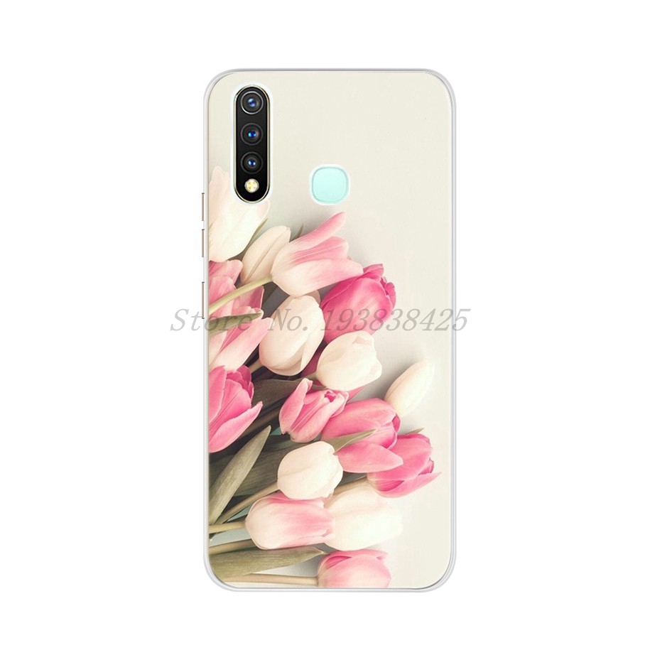 Ốp điện thoại mềm họa tiết bông hoa thời trang cho Vivo Y12 Y15 Y17 Y11  Y19 Y50 Y30 Y81