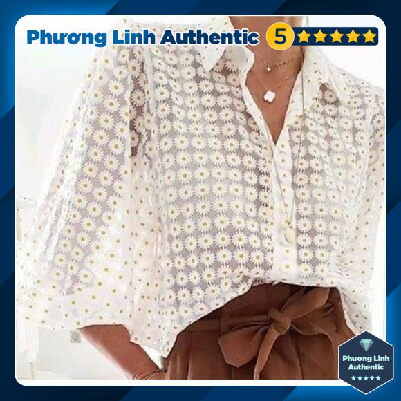 Áo kiểu dáng ngắn hoa cúc Zara Auth new tag có sẵn 4437/099 4437099