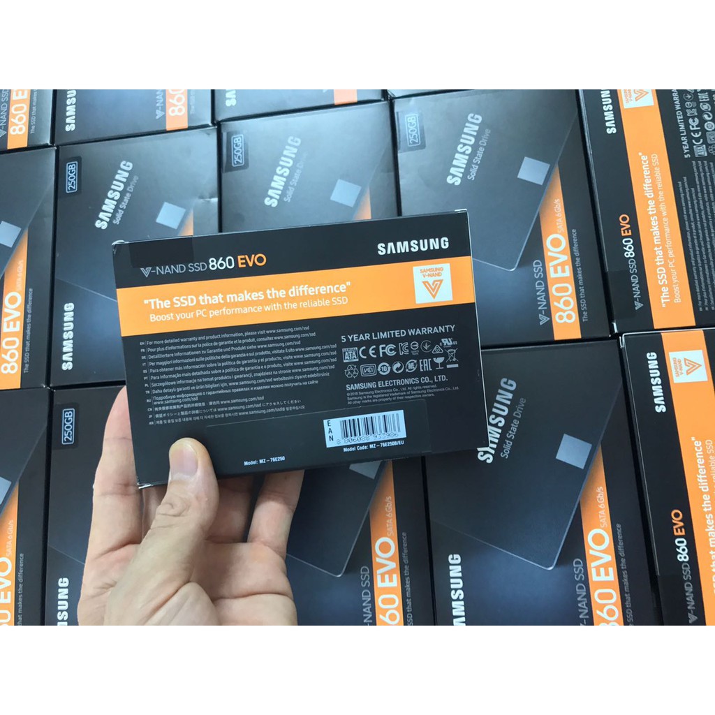 SSD Samsung 500GB 860 EVO SATA3 6Gbs 2.5inch Dùng Cho Máy Tính Xách Tay Laptop MacBook PC Desktop Bảo Hành 5 Năm 1 Đổi 1 | BigBuy360 - bigbuy360.vn
