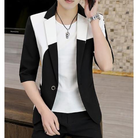 Áo Vest,Áo vest nam tay lỡ phối màu phong cách trẻ trung lịch lãm với thiết kế đơn giản những không hề kém sang N30