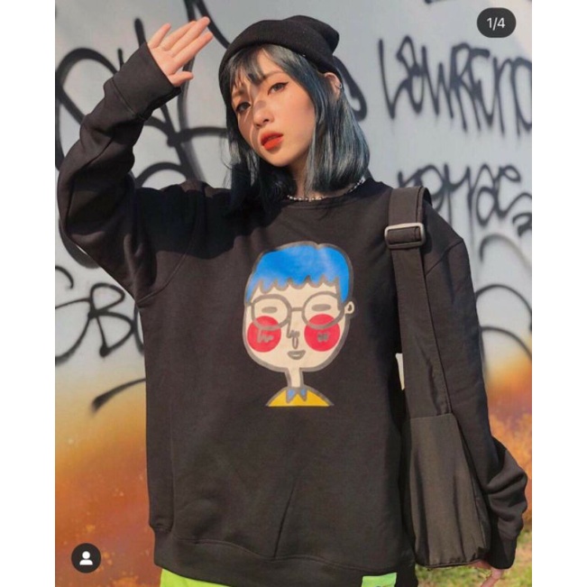 Áo nỉ sweater cậu bé siu kute Un.style