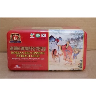Viên bổ Korea red ginseng gold Giúp bồi bổ cơ thể, ăn ngủ ngon, cho người suy nhược cơ thể.
