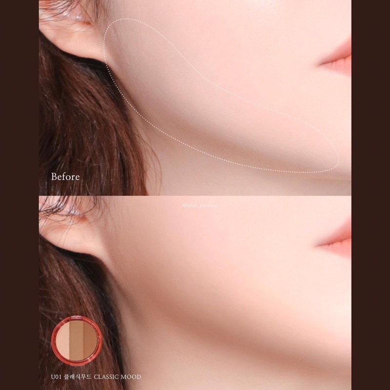 Phấn tạo khối và bắt sáng Black Rouge Up And Down Triple Contouring 2022