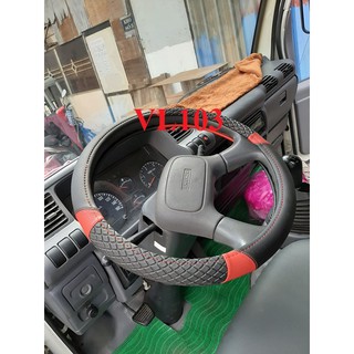 Bọc da vô lăng xe tải ISUZU QKR 210 230 270 1T9 2T4 2T8 hàng chuẩn kích thước