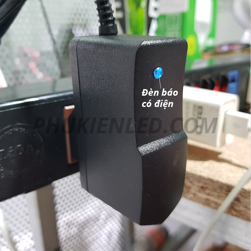 Nguồn 5V-2A Jack Dc 5.5mm - Adapter 5V - Có đèn báo nguồn - Dùng cho dây Led 5V, tivi box, camera IP | BigBuy360 - bigbuy360.vn