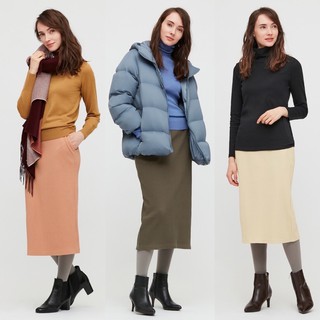 Chân váy thun tăm bút chì quyến rũ của UNIQLO - Nhật Bản
