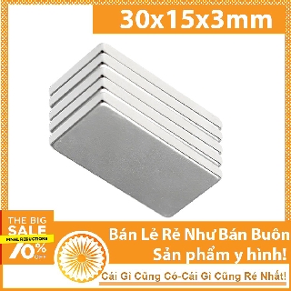 10 viên nam châm 30x15x3mm