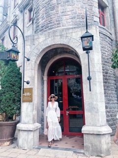 Đâm vintage maxi trắng đan ngực ❤️