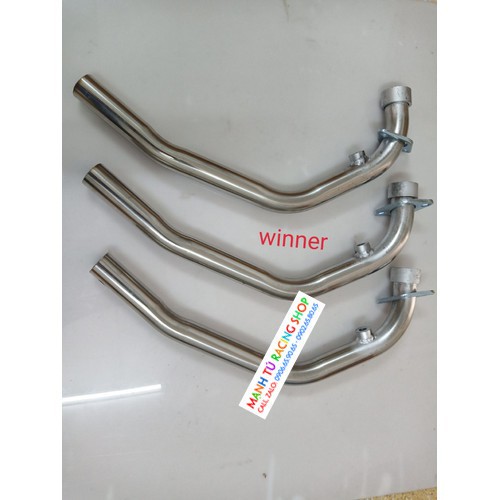 cổ pô inox 304 gắn winner