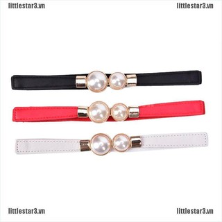 Thắt Lưng Co Giãn Đính Ngọc Trai Thời Trang Cho Nữ