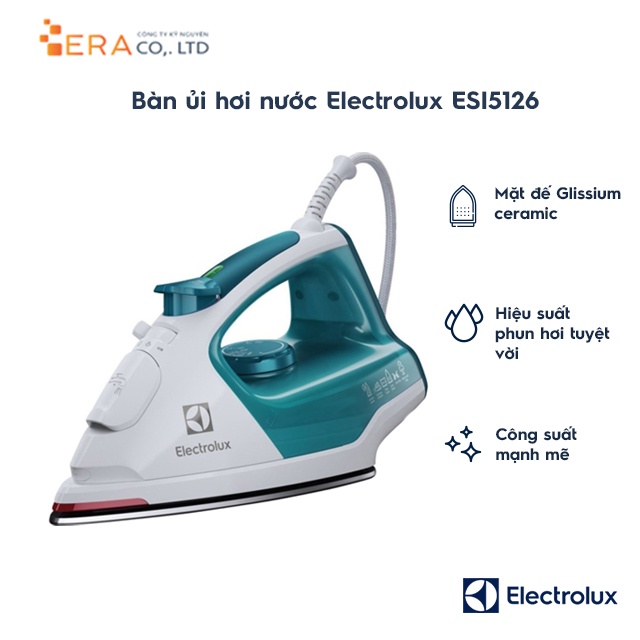 [Mã ELHADEV giảm 4% đơn 300K] Bàn ủi hơi nước Electrolux ESI5126