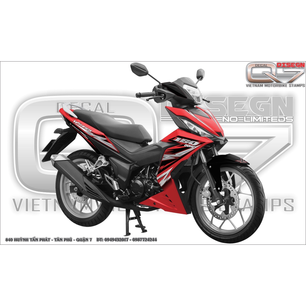 Tem Rời WINNER V1 ĐỎ ĐEN