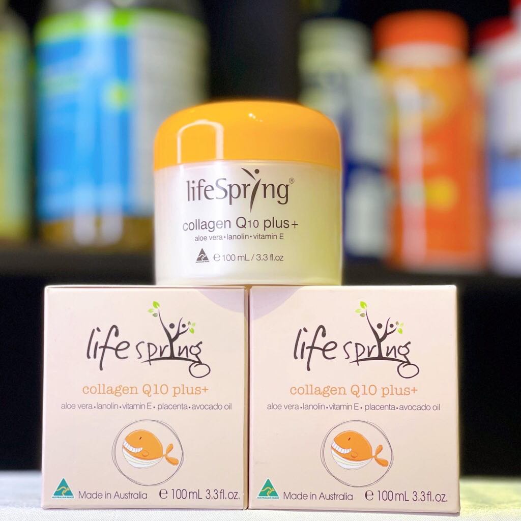 Kem dưỡng da nhau thai cừu LifeSpring Collagen Q10 Plus+