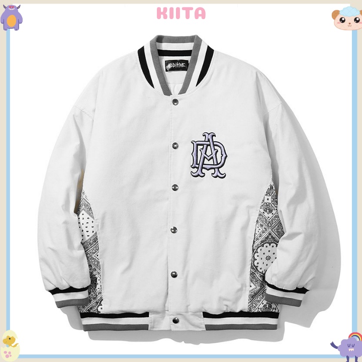 Áo bomber nam nữ varsity jacket KIITA CLOTHING JK01