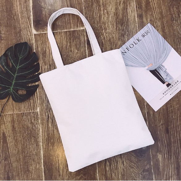 Túi tote, túi canvas trắng hình họa tiết dễ thương, túi vải đựng đồ đi học | Lumin Store