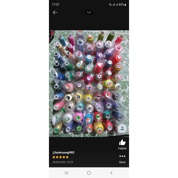 Set chỉ thêu khách chọn