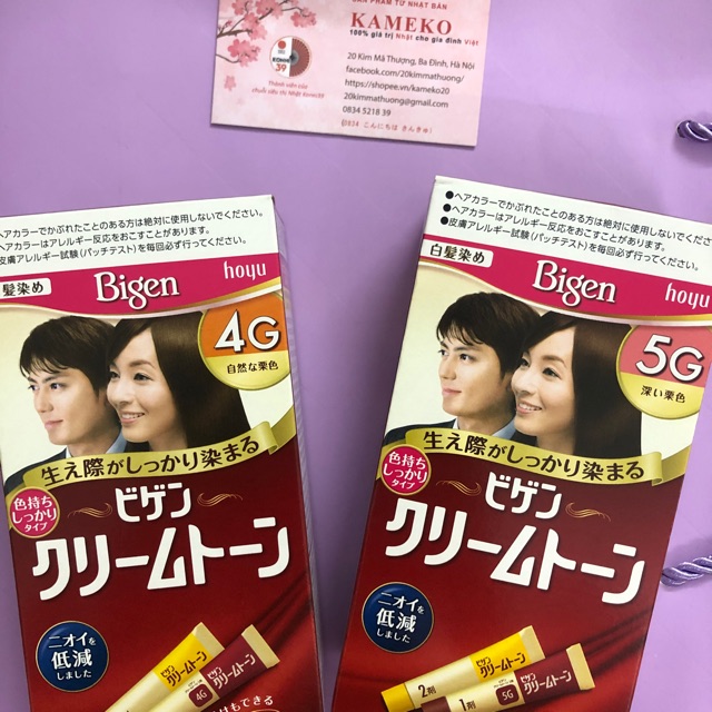 Nhuộm tóc phủ bạc Bigen