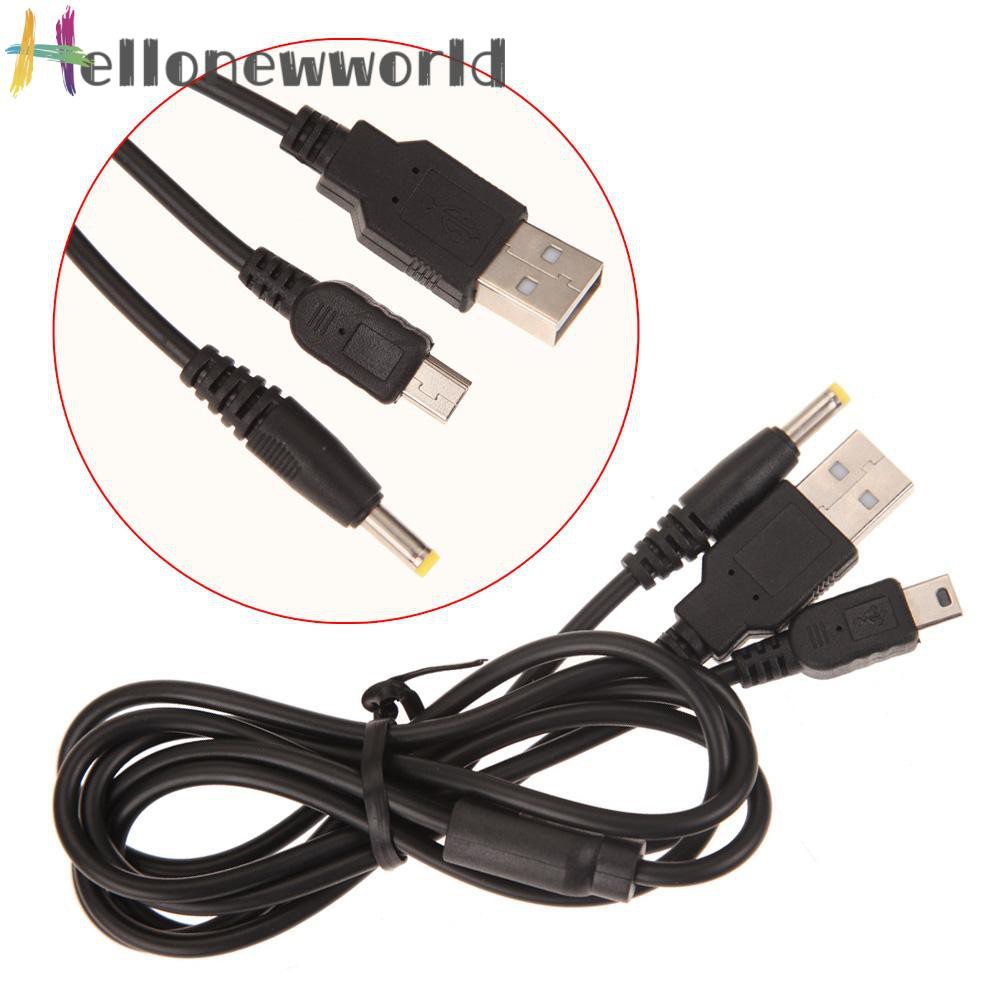 Dây Cáp Sạc Dữ Liệu Usb 2 Trong 1 Dài 1.2m Cho Sony PSP