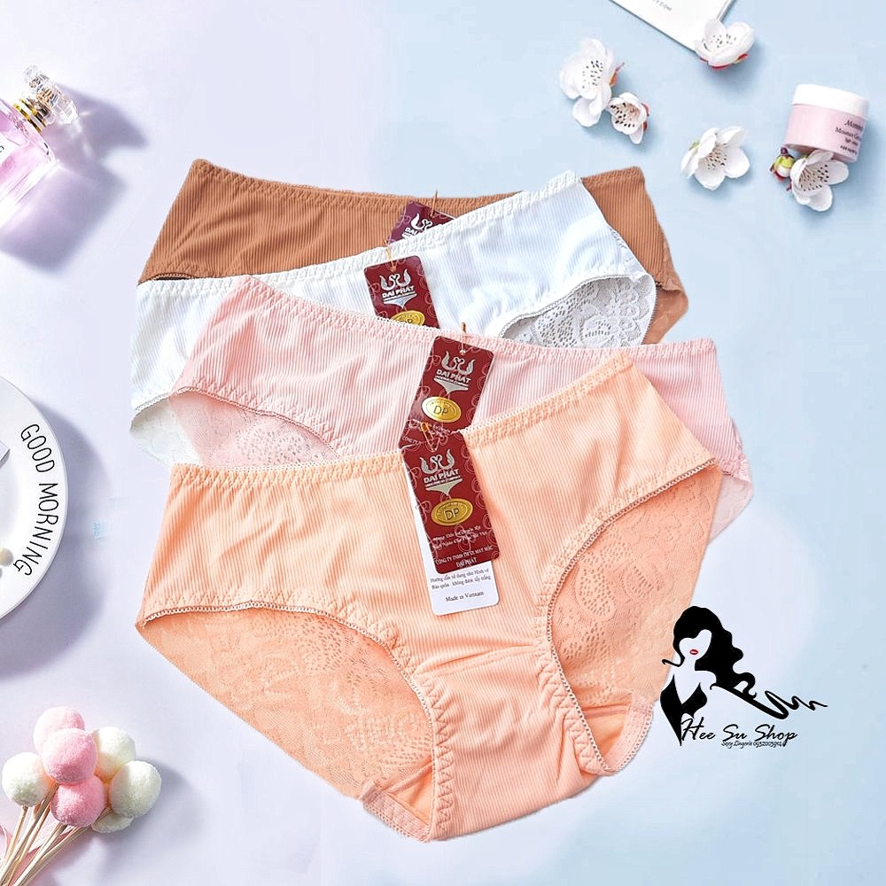 Combo 5 quần lót thun lạnh không đường viền 3248 (dưới 55kg)