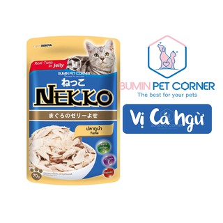 Pate cho Mèo Nekko Jelly vị Cá Ngừ gói 70g