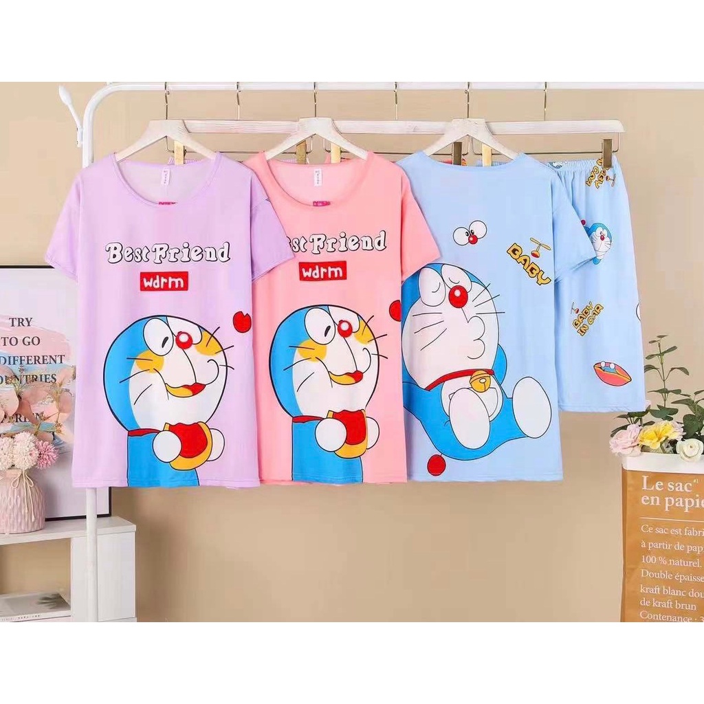 Đồ ngủ bộ mặc nhà hàng đẹp. Chất thun Cotton mềm mát. Đồ bộ Alibama LD79