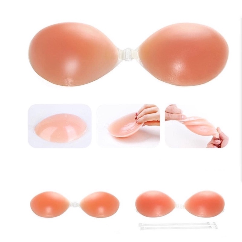 áo bra dán nâng ngực kèm 1d dây quai trong(mẫu đệm dày,hàng loại 1)