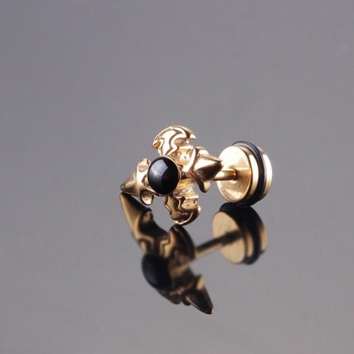 Bông Tai Nam Titan Không Đen TT 1418 - 1 cặp