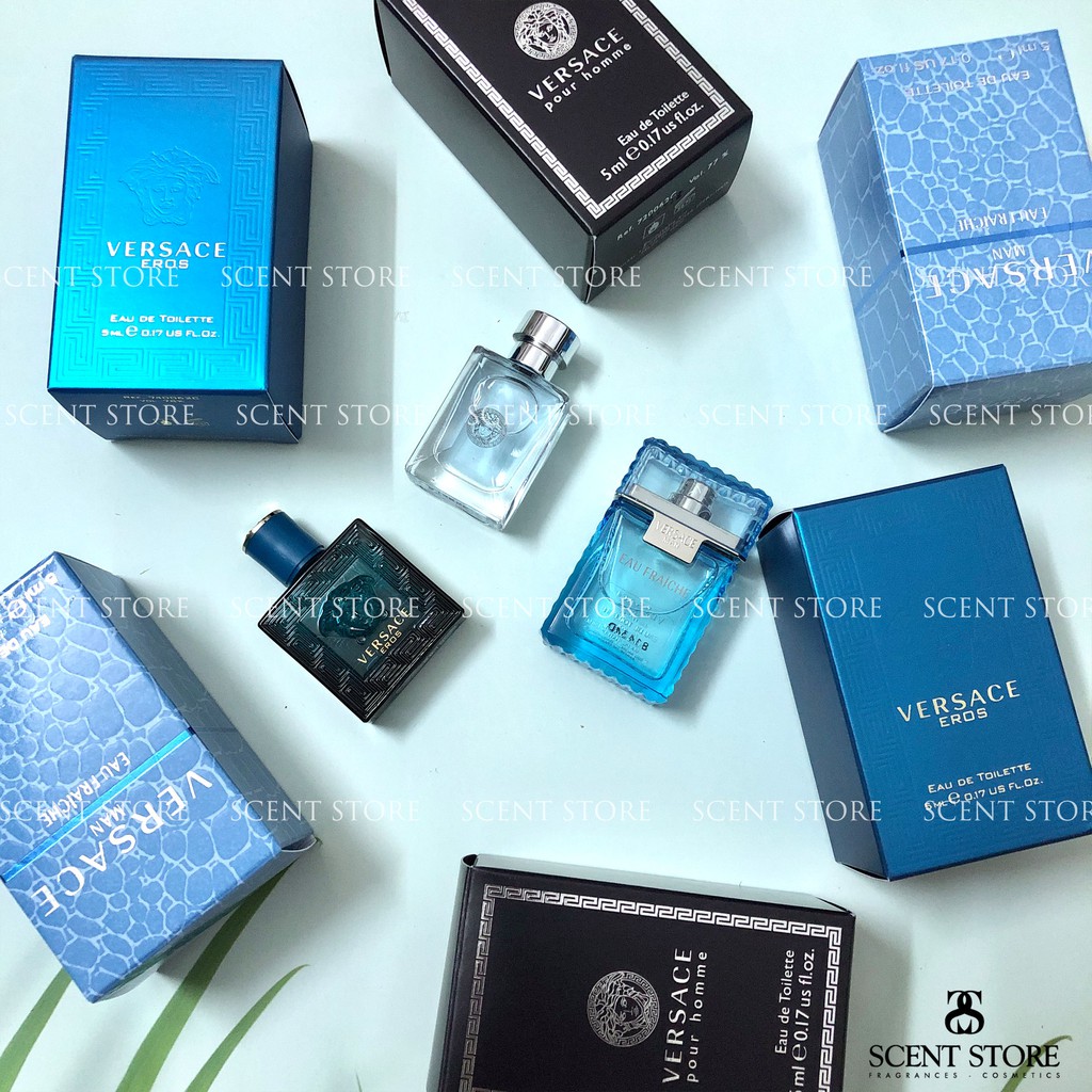 Scentstorevn - Mini chính hãng nước hoa Versace Pour homme, Eros, Eau Fraiche