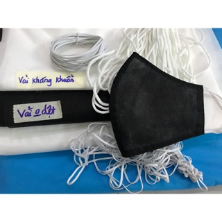 Set vải không dệt, vải kháng khuẩn may 250 cái khẩu trang
