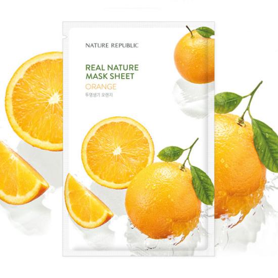 Mặt nạ Nature Republic Real Nature Mask Sheet Hàn Quốc 23ml dưỡng trắng cấp ẩm giảm mụn
