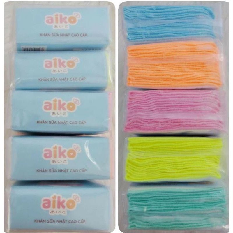 Lố 100 khăn sữa Aiko 3 lớp