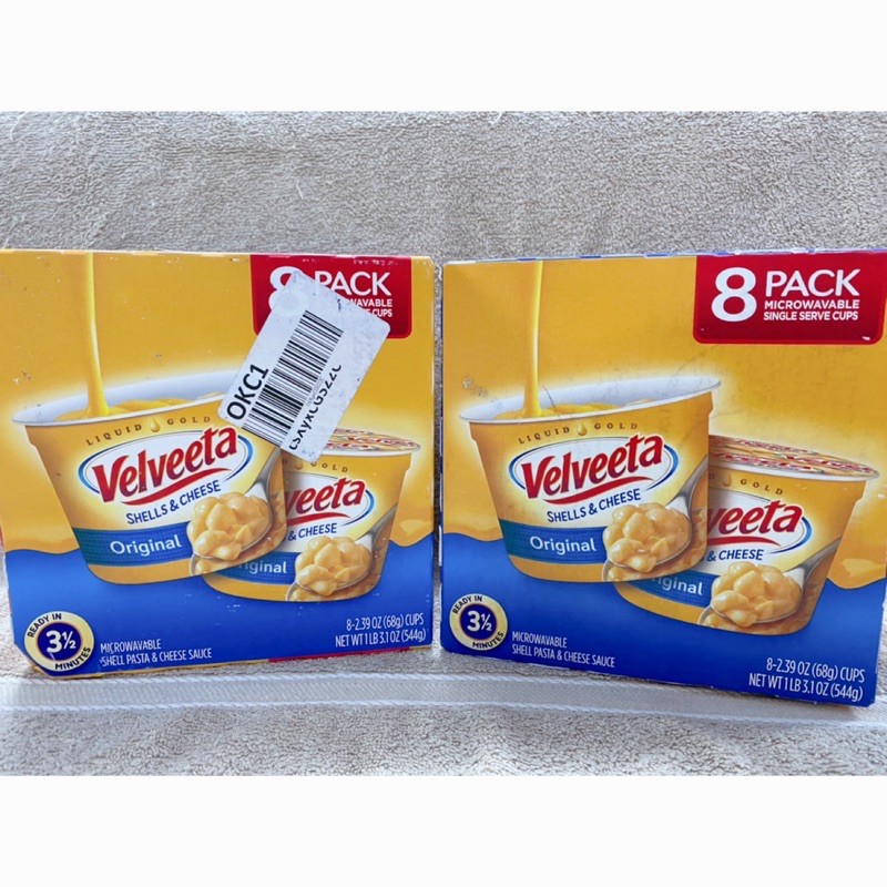 [HÀNG MỸ] Nui phomai vỏ sò Velveeta 68gram/153gr