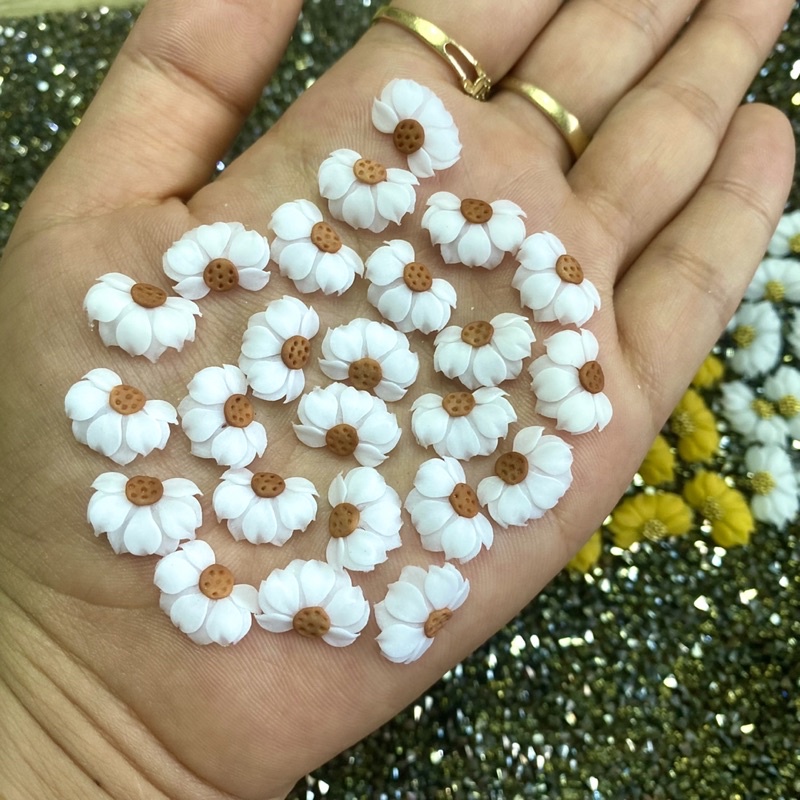 Hoa bột nail hoa hướng dương