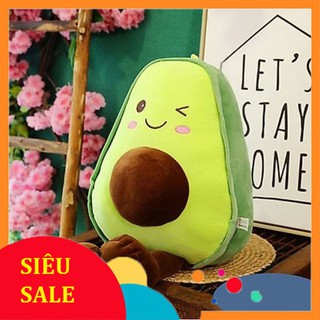 Gối Ôm Quả Bơ 💝FREESHIP💝 Gấu Bông Trái Bơ Dài Mềm Mịn Cao Cấp - Thú Bông Xịn