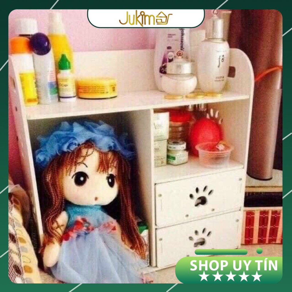 (SANG CHẢNH) Tủ / kệ mỹ phẩm gỗ dành cho CHỊ ĐẸP ✅