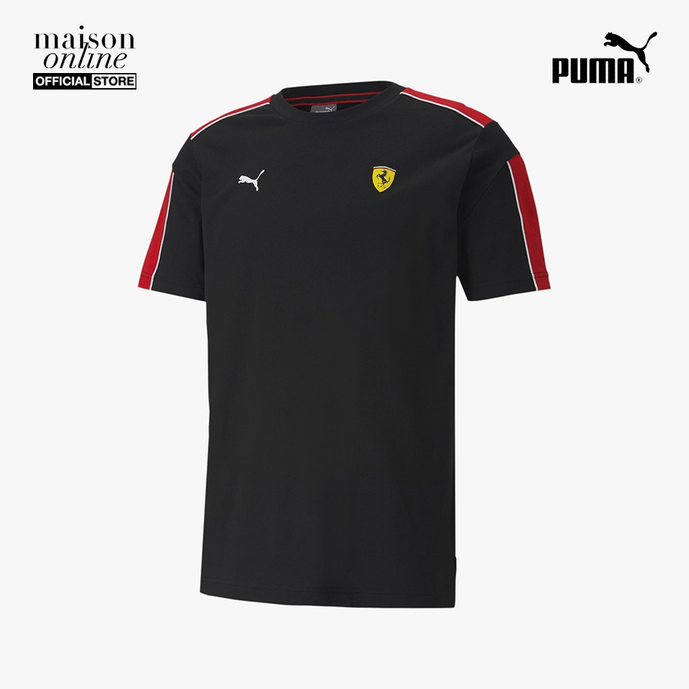 PUMA - Áo thun thể thao nam ngắn tay Scuderia Ferrari Race T7 Motorsport 597946-02