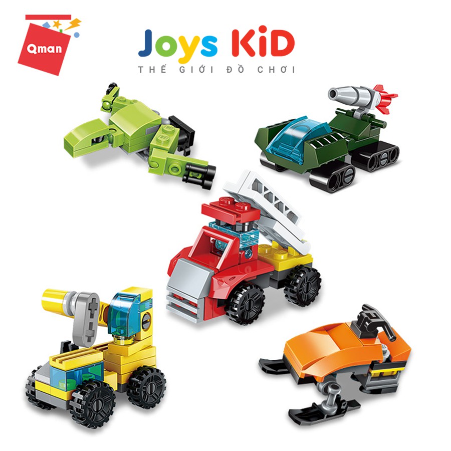 Đồ chơi xếp hình lego QMAN 2102: squads extreme changeable - Joys KiD