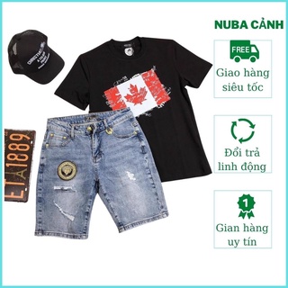 Quần short jean nam mẫu mới đẹp giá rẻ,quần bò TCS 245