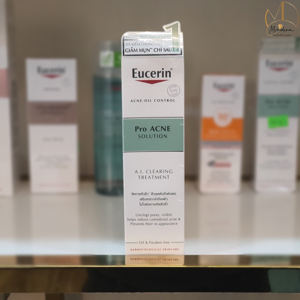 Gel giảm mụn Eucerin Pro acne A.I. clearing treatment