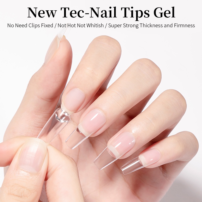 Gel sơn đắp nối móng tay BORN PRETTY UV trong suốt tiện lợi 15g