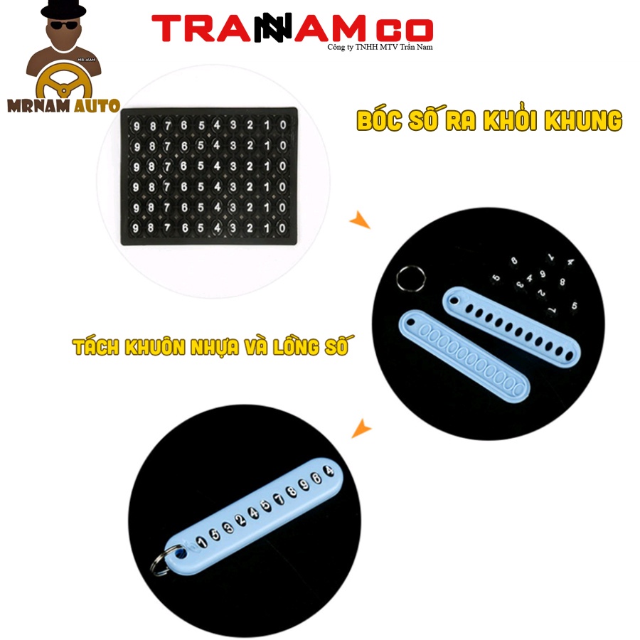 (Giao hỏa tốc)MÓC KHÓA SỐ ĐIỆN THOẠI CHỐNG THẤT LẠC