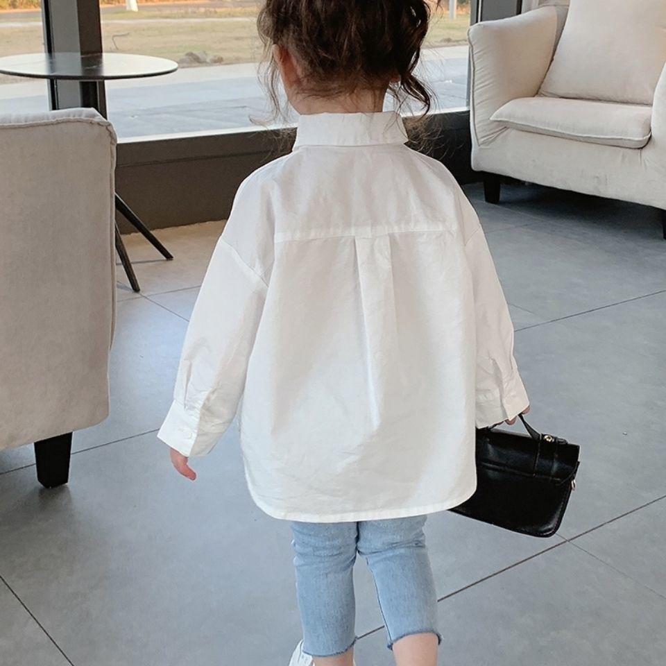 Quần jean dài phong cách Hàn Quốc thời trang xuân thu 2021 dành cho bé gái