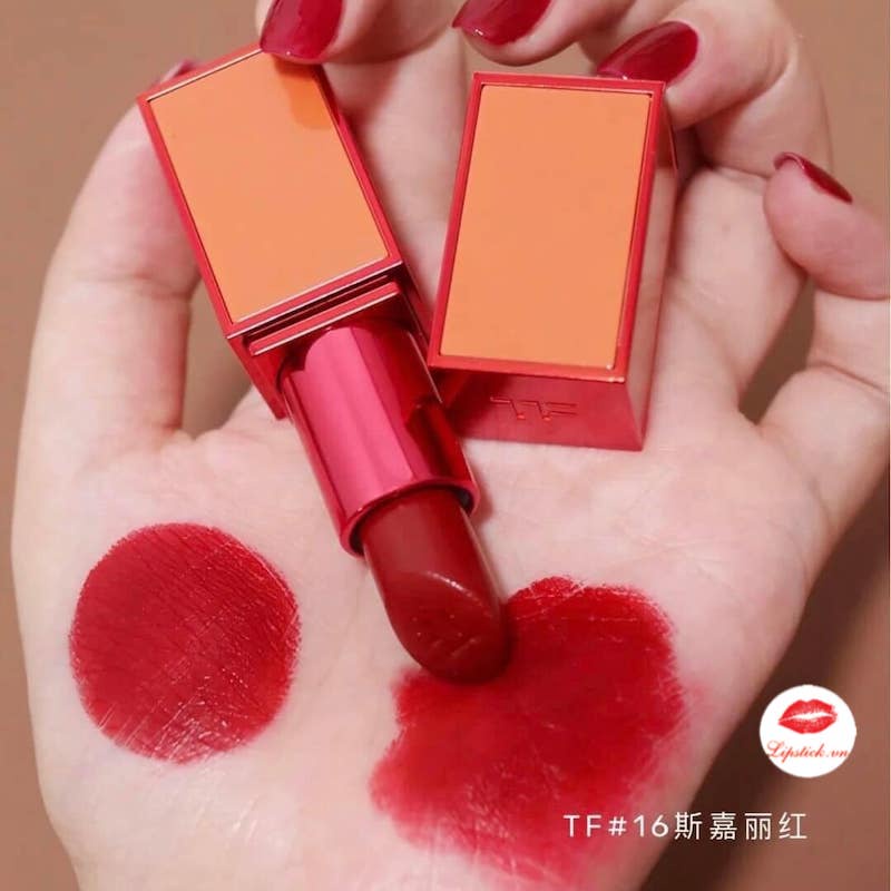 TOMFORD SON PHIÊN BẢN GIỚI HẠN LIMITED VỎ CAM LIP COLOR MATTE ROUGE À LÈVRES MAT 0122