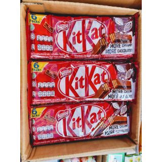Kitkat socola gói 6 thanh 102 gram date  mới