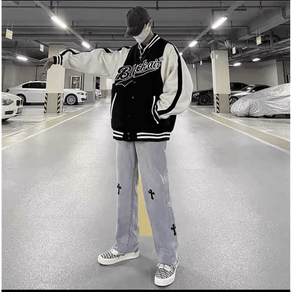 ÁO KHOÁC BOMBER NAM FOM RỘNG CÓ SIZE  100 KG HÀNG ĐẸP CAO CẤP MJU45 H.H.P